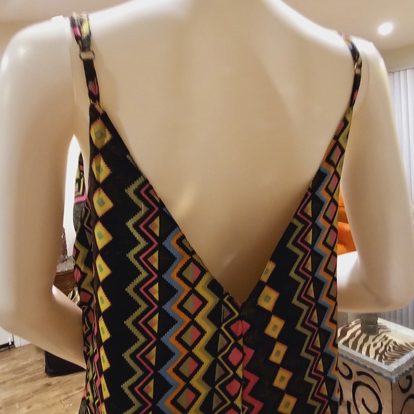 Karma Hwy Chevron Strip Multi Silky Rel. Jumper *4 Colors Avail.* OS-NWT - Picture 8 of 13